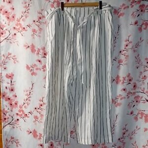 ASOS White and Black Wide Leg Jumpsuit